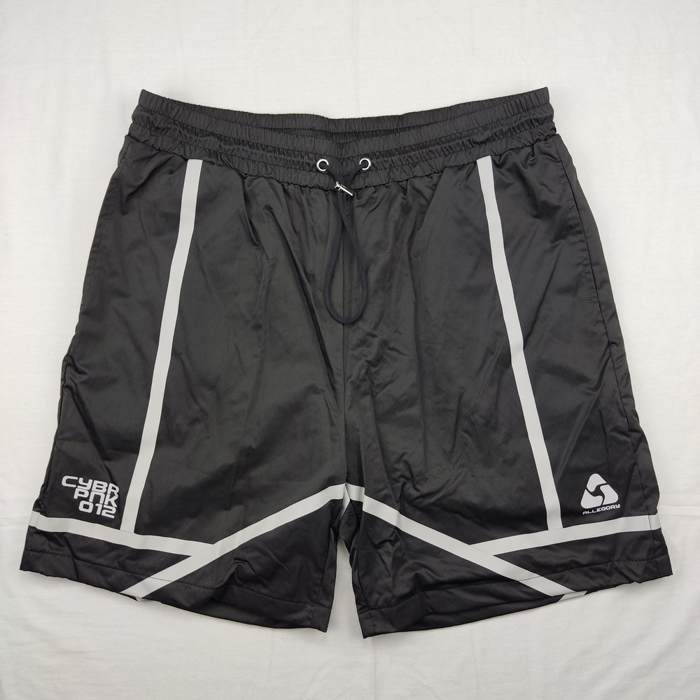 Allegory Shorts Mens 2XL CYBRPNK 012 Techwear‎ Reflective Athletic Mesh Lining